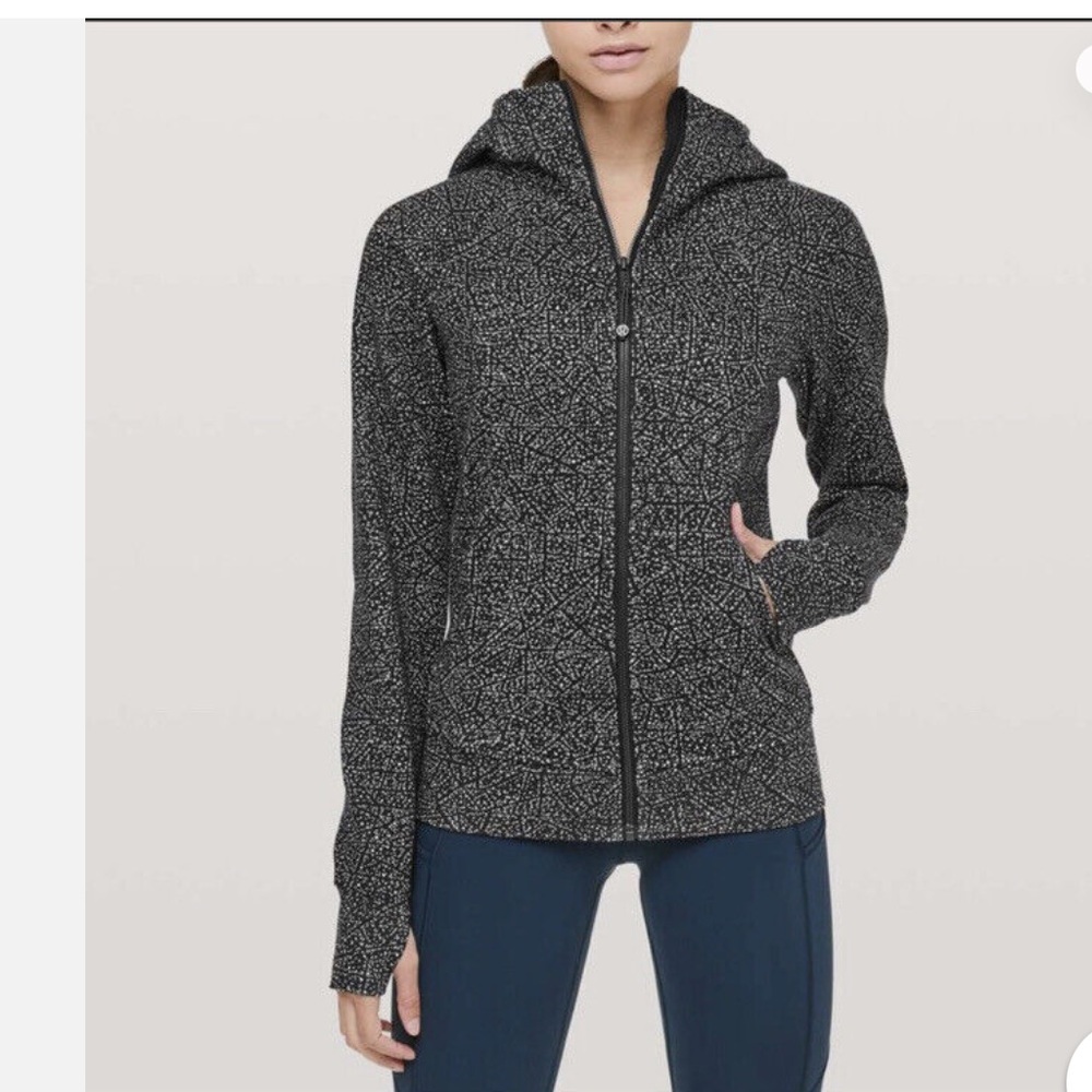 Lululemon polka dot skuba hoodie, size 8